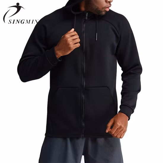 Jersey para hombre personalizado barato del desgaste del deporte de la sudadera con capucha de la aptitud
