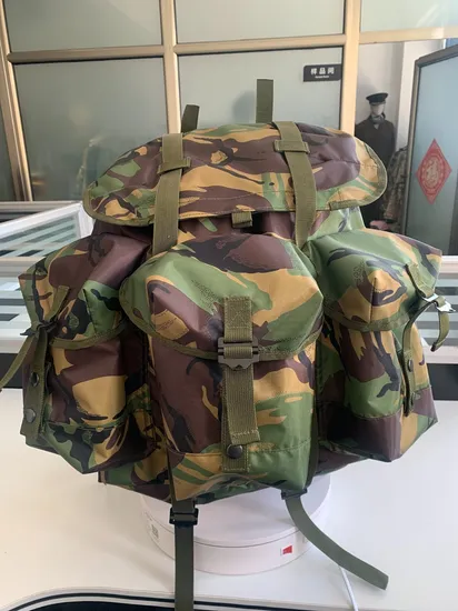 Mochila táctica barata al por mayor de la mochila de la policía militar del verde militar de China