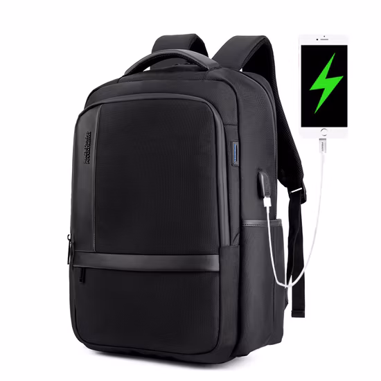 La mochila al aire libre modificada para requisitos particulares mochila del ordenador portátil del bolso del ordenador de la carga USB del fabricante